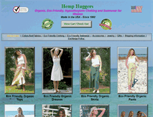 Tablet Screenshot of hemphuggers.com